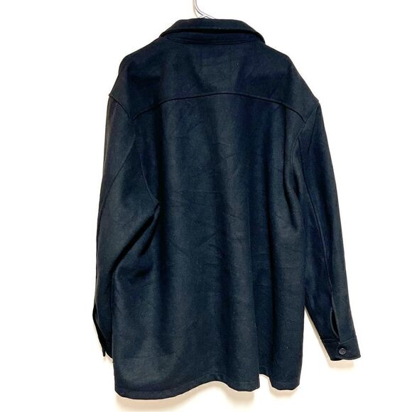 NWOT Shaquille O’ Neal black Brushed Sha*Q*ket Shacket Sz 3 XL - Picture 4 of 9